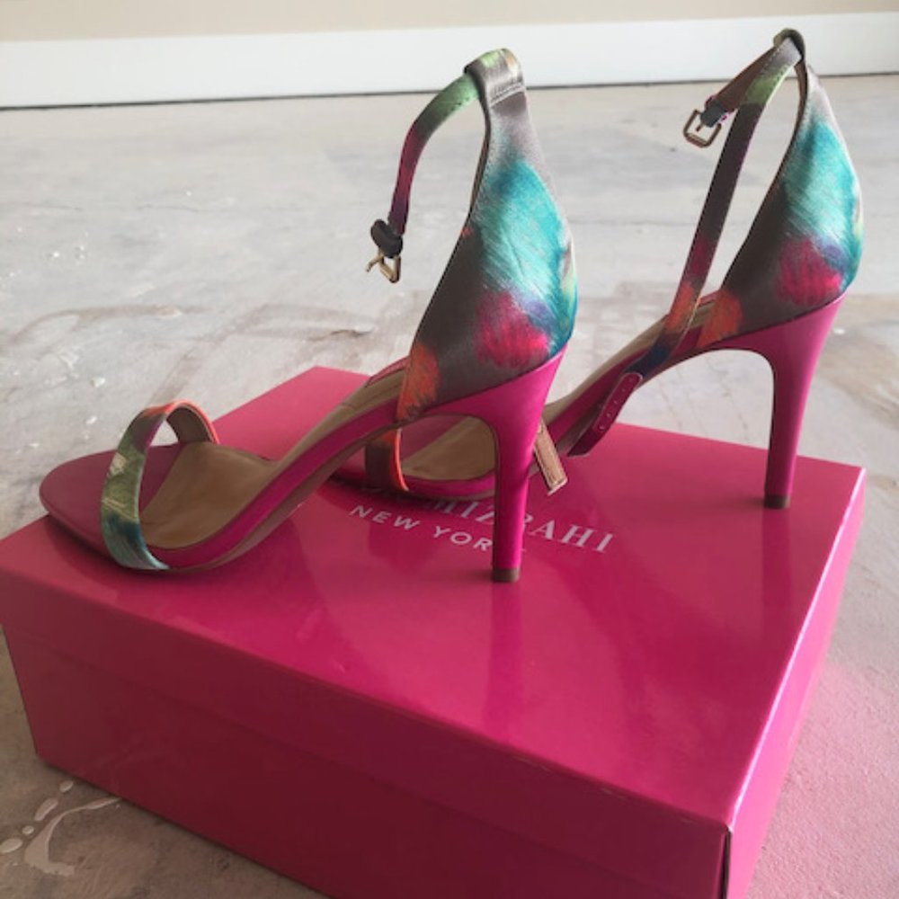 Ladies Multi Colored High Heel Sandals